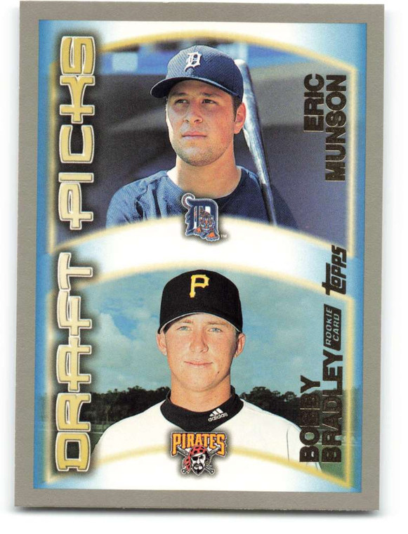 2000 Topps #210 Eric Munson/Bobby Bradley VG RC Rookie Detroit Tigers/Pittsburgh Pirates 