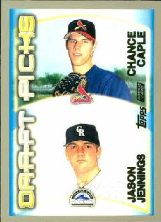 2000 Topps #212 Chance Caple/Jason Jennings VG RC Rookie St. Louis Cardinals/Colorado Rockies 