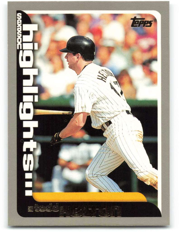 2000 Topps #221 Todd Helton HL VG Colorado Rockies 