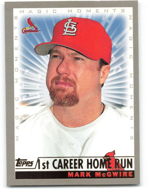 2000 Topps #236a Mark McGwire MM VG St. Louis Cardinals 