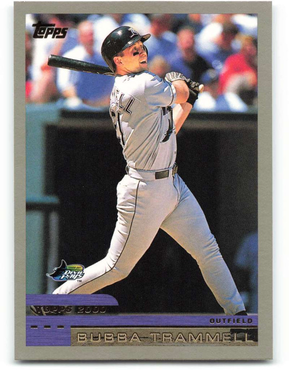 2000 Topps #257 Bubba Trammell VG Tampa Bay Devil Rays 
