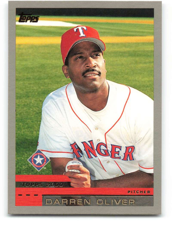 2000 Topps #278 Darren Oliver VG Texas Rangers 