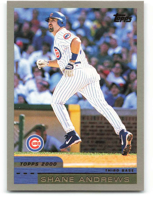 SOLD 53036 2000 Topps #281 Shane Andrews VG Chicago Cubs 