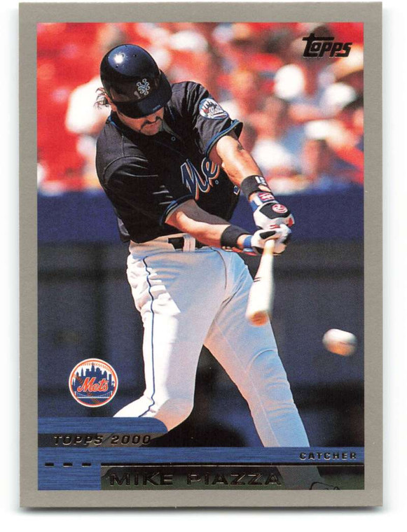 2000 Topps #300 Mike Piazza VG New York Mets 