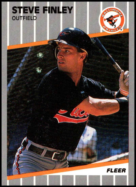 1989 Fleer Update #U-3 Steve Finley NM-MT RC Rookie Baltimore Orioles 
