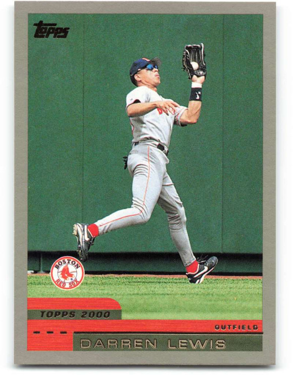 2000 Topps #332 Darren Lewis VG Boston Red Sox 