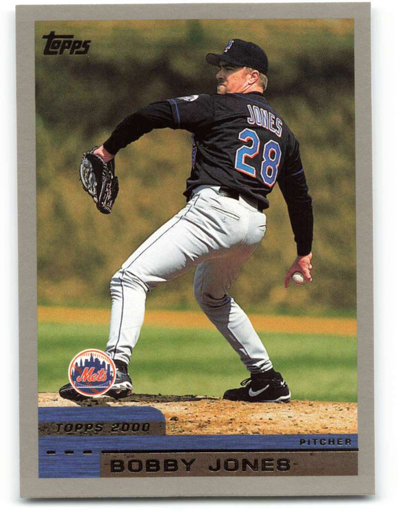 2000 Topps #342 Bobby Jones VG New York Mets 