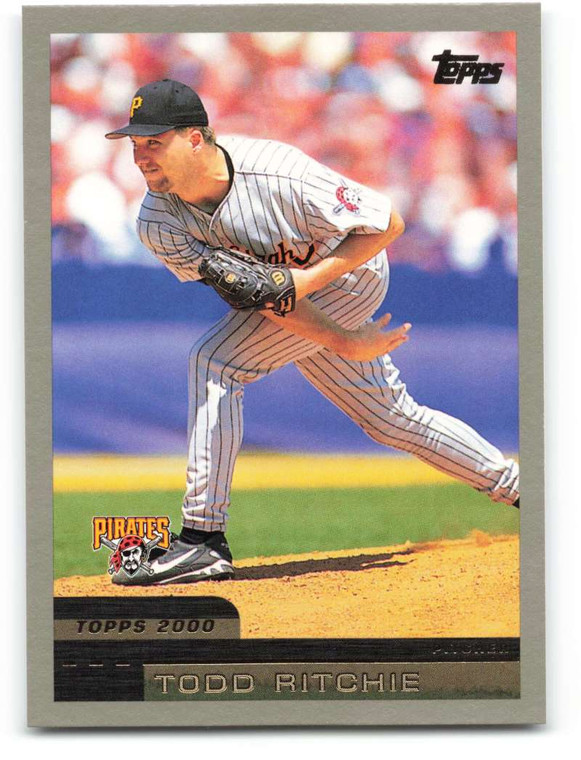 2000 Topps #344 Todd Ritchie VG Pittsburgh Pirates 