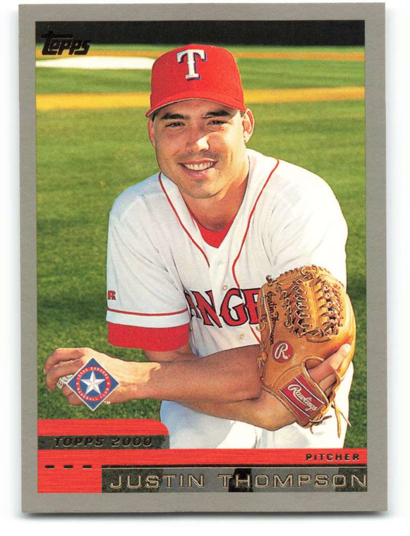 SOLD 53112 2000 Topps #357 Justin Thompson VG Texas Rangers 