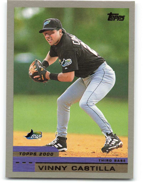 2000 Topps #382 Vinny Castilla VG Tampa Bay Devil Rays 