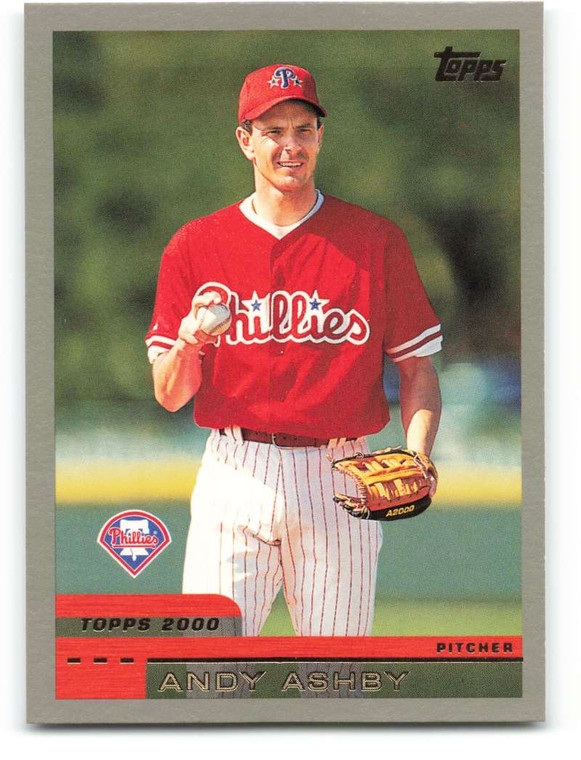 2000 Topps #393 Andy Ashby VG Philadelphia Phillies 