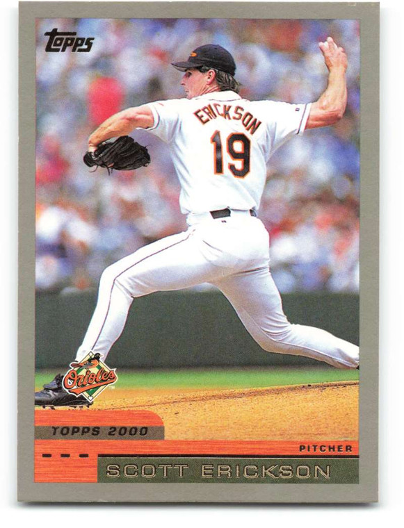 2000 Topps #416 Scott Erickson VG Baltimore Orioles 