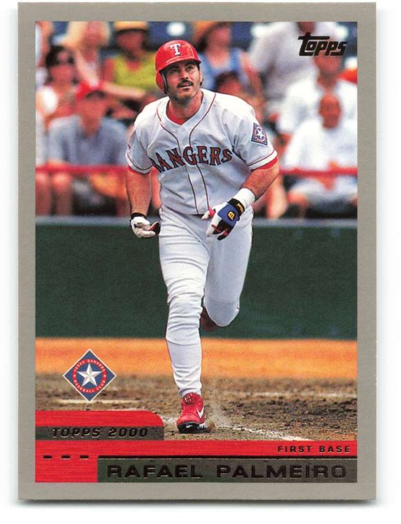 2000 Topps #417 Rafael Palmeiro VG Texas Rangers 