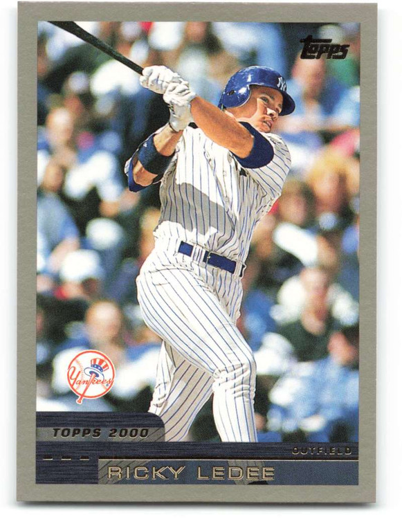 2000 Topps #422 Ricky Ledee VG New York Yankees 