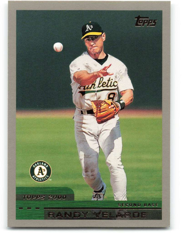 2000 Topps #429 Randy Velarde VG Oakland Athletics 