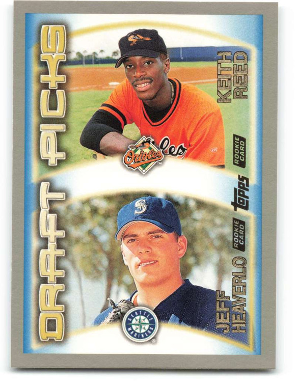 2000 Topps #454 Keith Reed/Jeff Heaverlo VG RC Rookie Seattle Mariners/Baltimore Orioles 