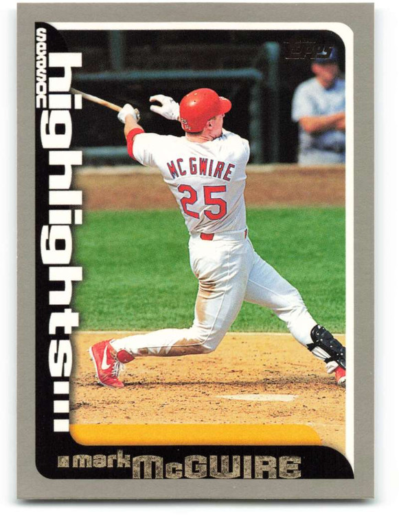 2000 Topps #456 Mark McGwire SH VG St. Louis Cardinals 