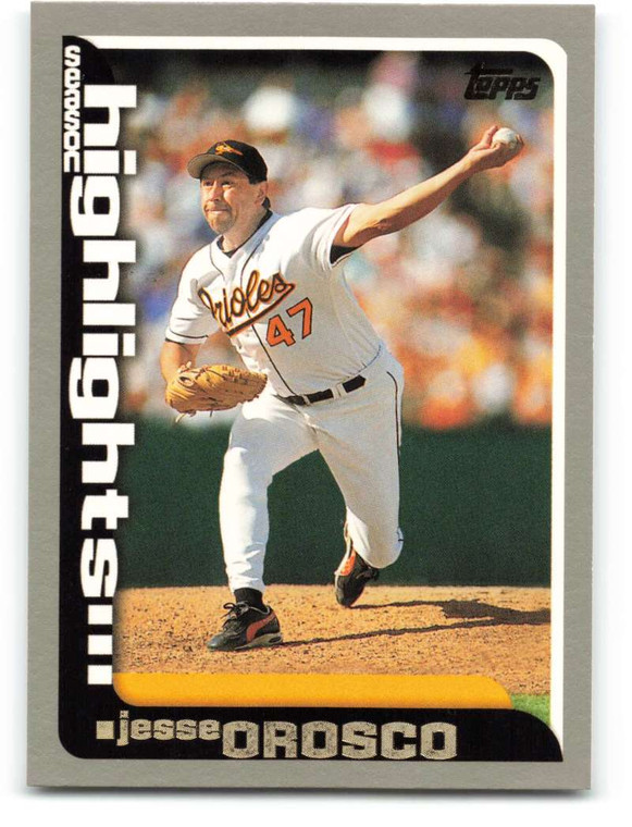 2000 Topps #460 Jesse Orosco SH VG Baltimore Orioles 