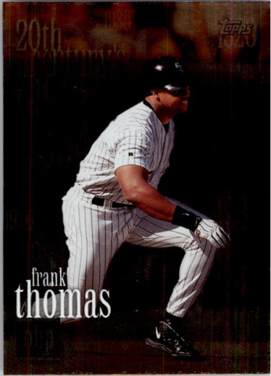 2000 Topps #470 Frank Thomas 20 CB VG Chicago White Sox 