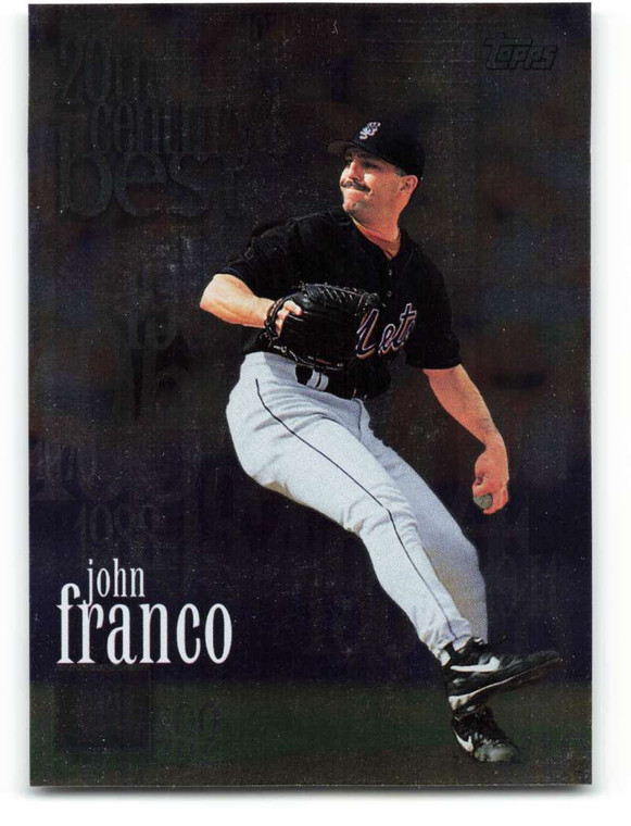2000 Topps #473 John Franco 20 CB VG New York Mets 