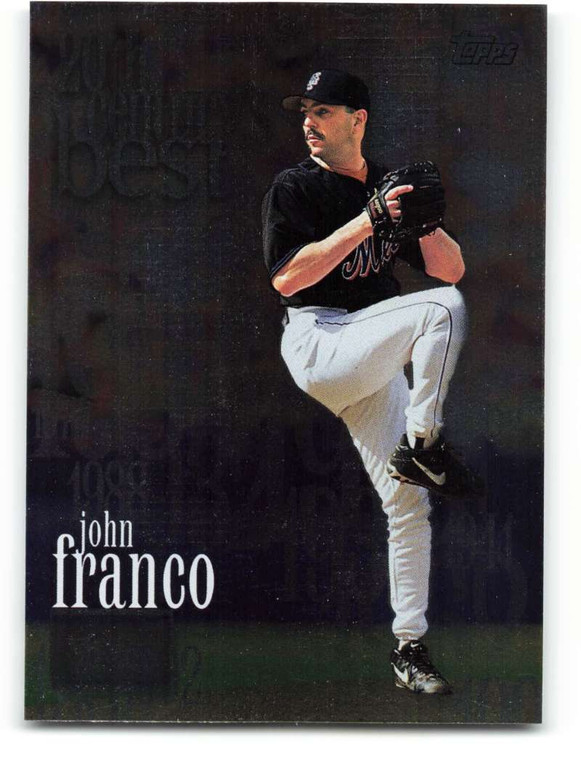 2000 Topps #474 John Franco 20 CB VG New York Mets 