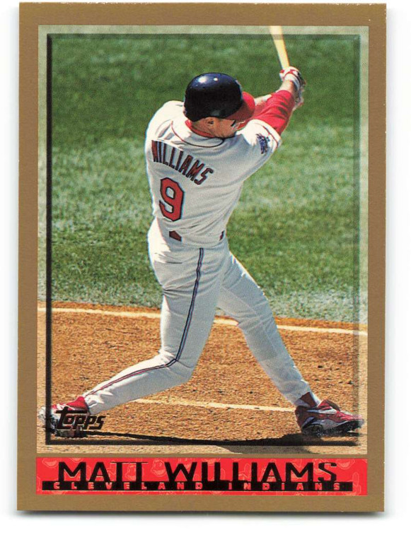 1998 Topps #12 Matt Williams VG Cleveland Indians 