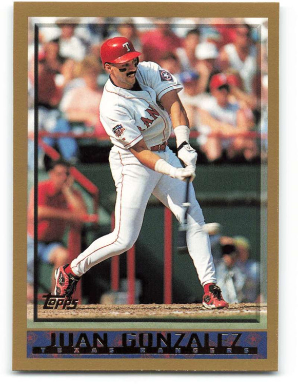 1998 Topps #30 Juan Gonzalez VG Texas Rangers 