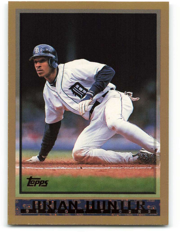1998 Topps #34 Brian Hunter VG Detroit Tigers 