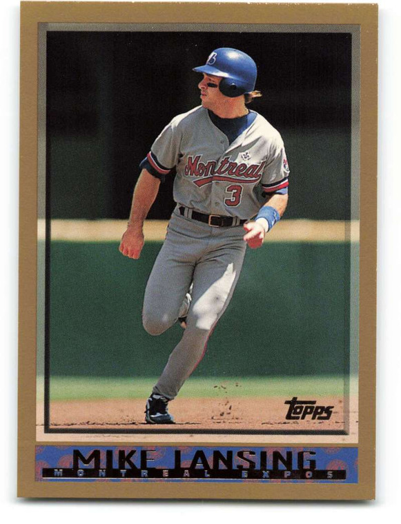 1998 Topps #136 Mike Lansing VG Montreal Expos 