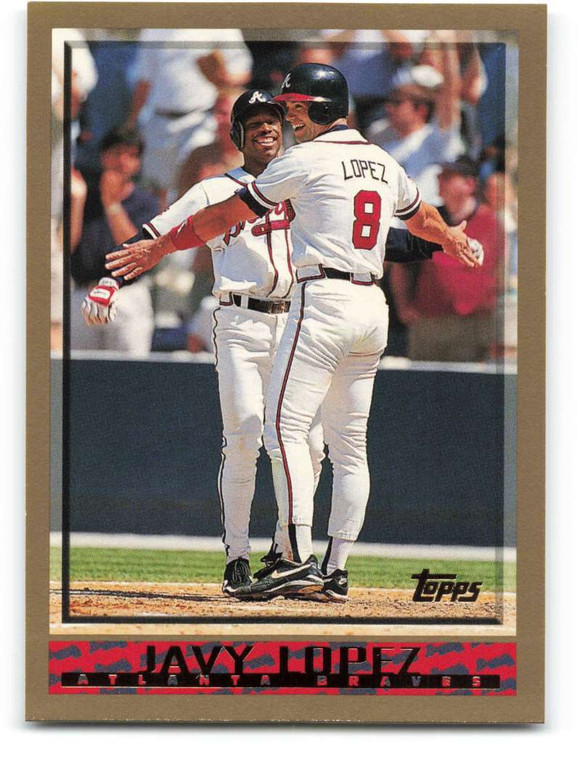 1998 Topps #183 Javy Lopez VG Atlanta Braves 