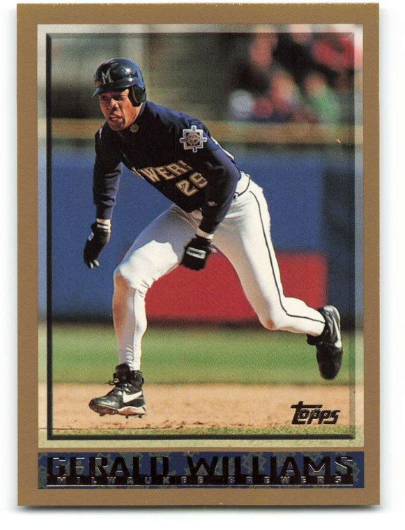 1998 Topps #212 Gerald Williams VG Milwaukee Brewers 