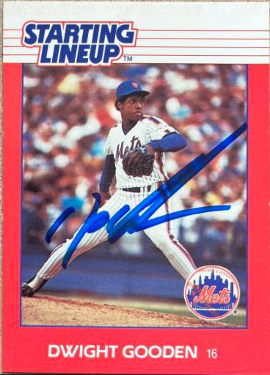 Dwight Gooden Autographed 1988 Kenner Starting Lineup Cards #NNO