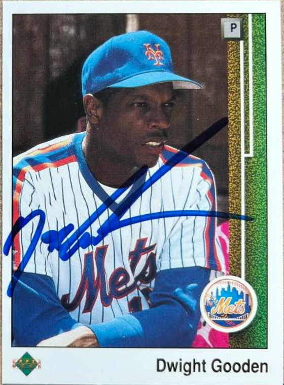 Dwight Gooden Autographed 1989 Upper Deck #565