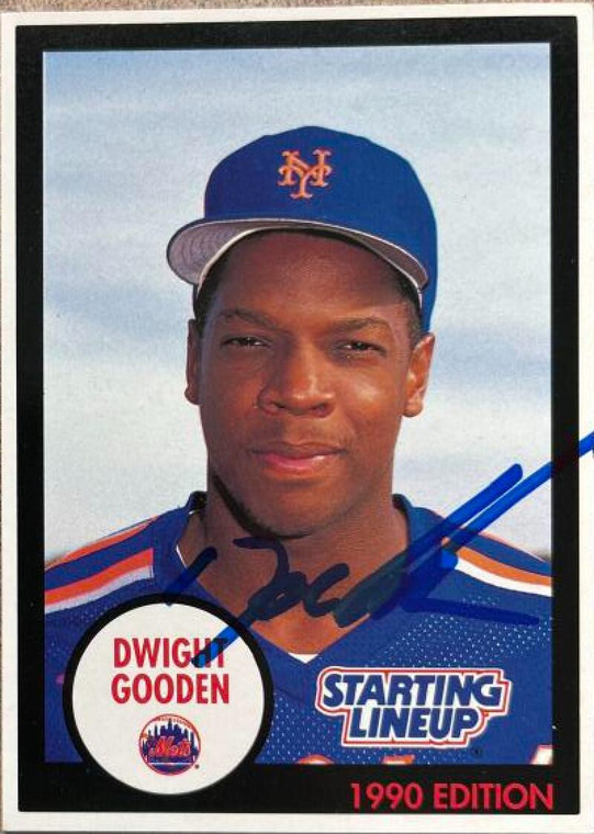 Dwight Gooden Autographed 1990 Kenner Starting Lineup Cards #NNO