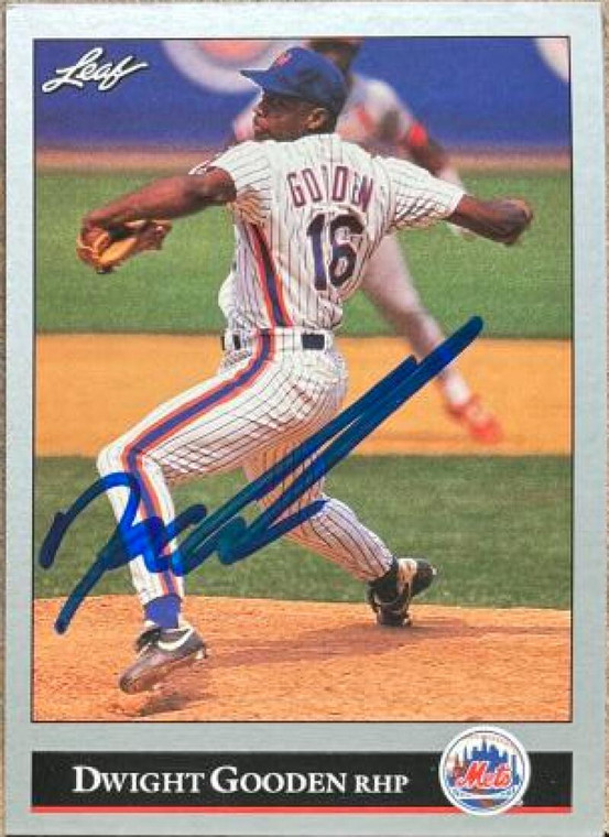 Dwight Gooden Autographed 1992 Leaf #112