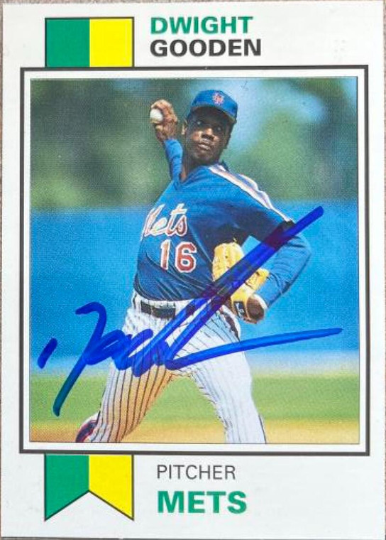 Dwight Gooden Autographed 1993 SCD Sports Card Pocket Price Guide #38