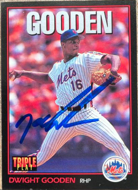 Dwight Gooden Autographed 1993 Triple Play #146