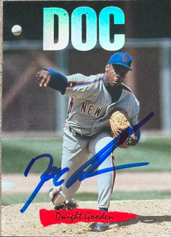 Dwight Gooden Autographed 1993 Triple Play Nicknames #6