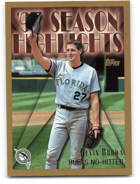 1998 Topps #266 Kevin Brown SH VG Florida Marlins 