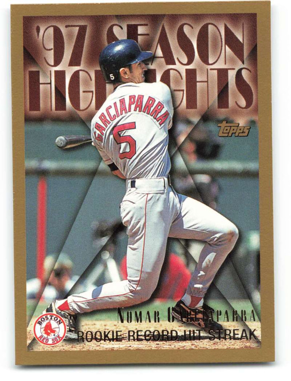 1998 Topps #268 Nomar Garciaparra SH VG Boston Red Sox 