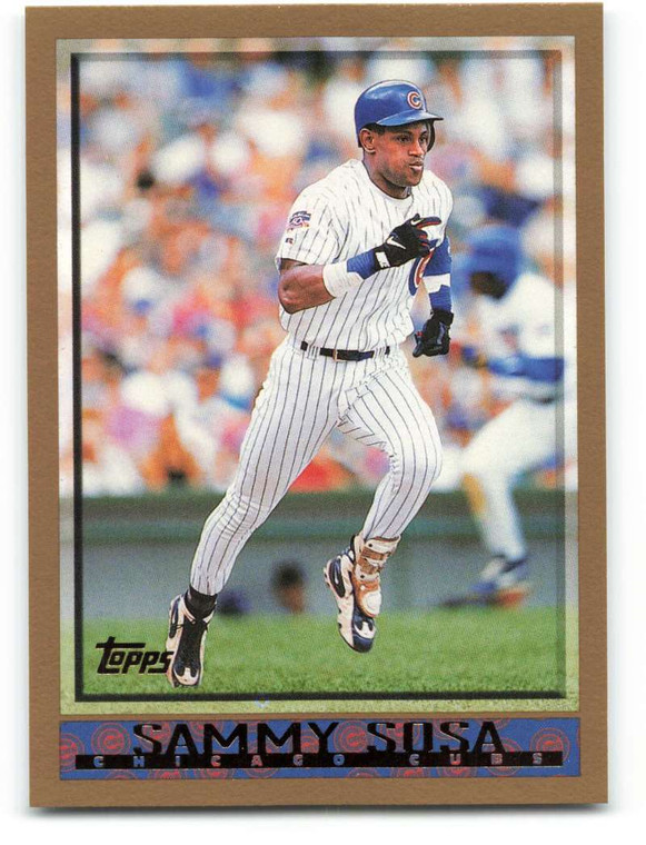 SOLD 65538 1998 Topps #307 Sammy Sosa VG Chicago Cubs 