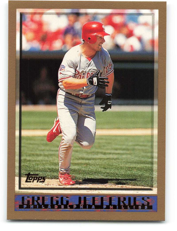 1998 Topps #341 Gregg Jefferies VG Philadelphia Phillies 
