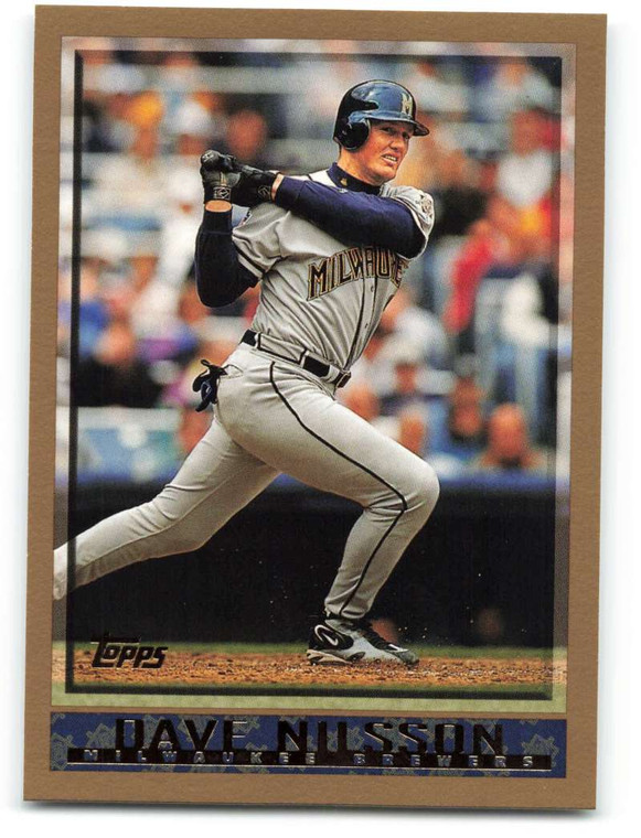 1998 Topps #355 Dave Nilsson VG Milwaukee Brewers 
