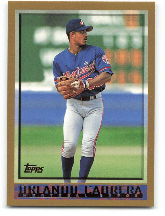 1998 Topps #366 Orlando Cabrera VG Montreal Expos 