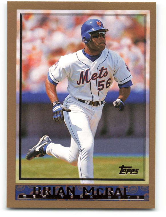 1998 Topps #386 Brian McRae VG New York Mets 