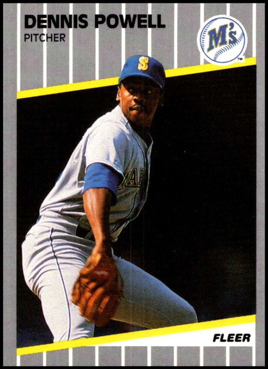 1989 Fleer Update #U-61 Dennis Powell NM-MT Seattle Mariners 