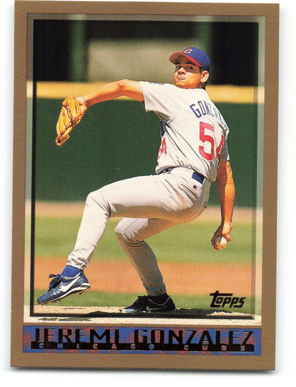 1998 Topps #393 Jeremi Gonzalez VG Chicago Cubs 