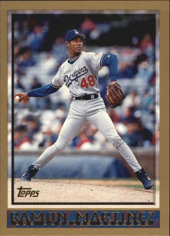 1998 Topps #397 Ramon Martinez VG Los Angeles Dodgers 
