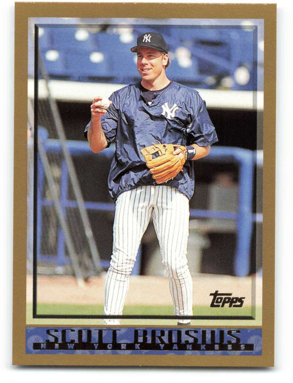 1998 Topps #405 Scott Brosius VG New York Yankees 