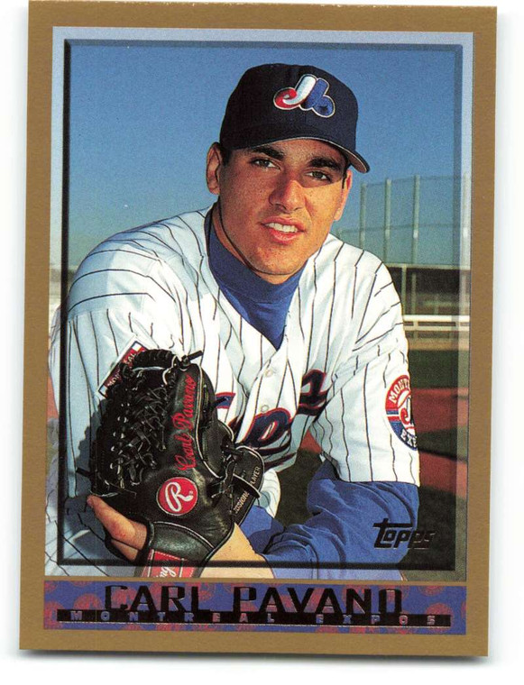 SOLD 65689 1998 Topps #458 Carl Pavano VG Montreal Expos 
